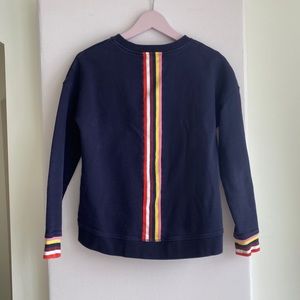 Boden Sweatshirt Pullover Size S Striped Back GUC